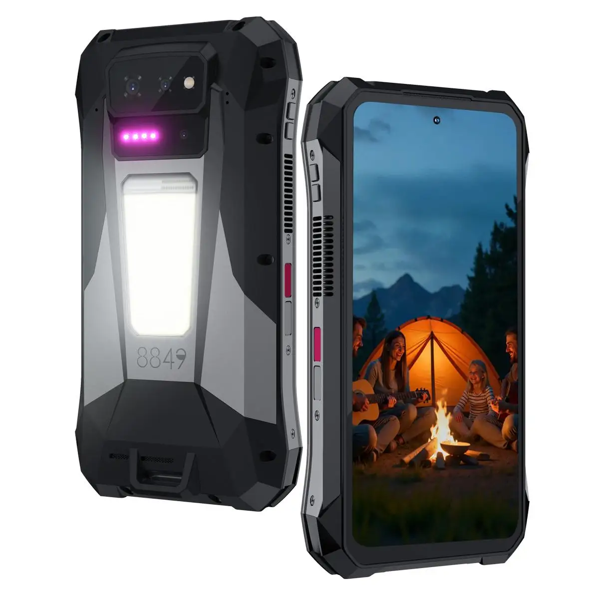 Unihertz 8849 Tank X Projector Rugged Phone 16GB+512GB Night Vision 6.78'' Android 15 Dimensity 8200 17600mAh NFC 5G Smartphone