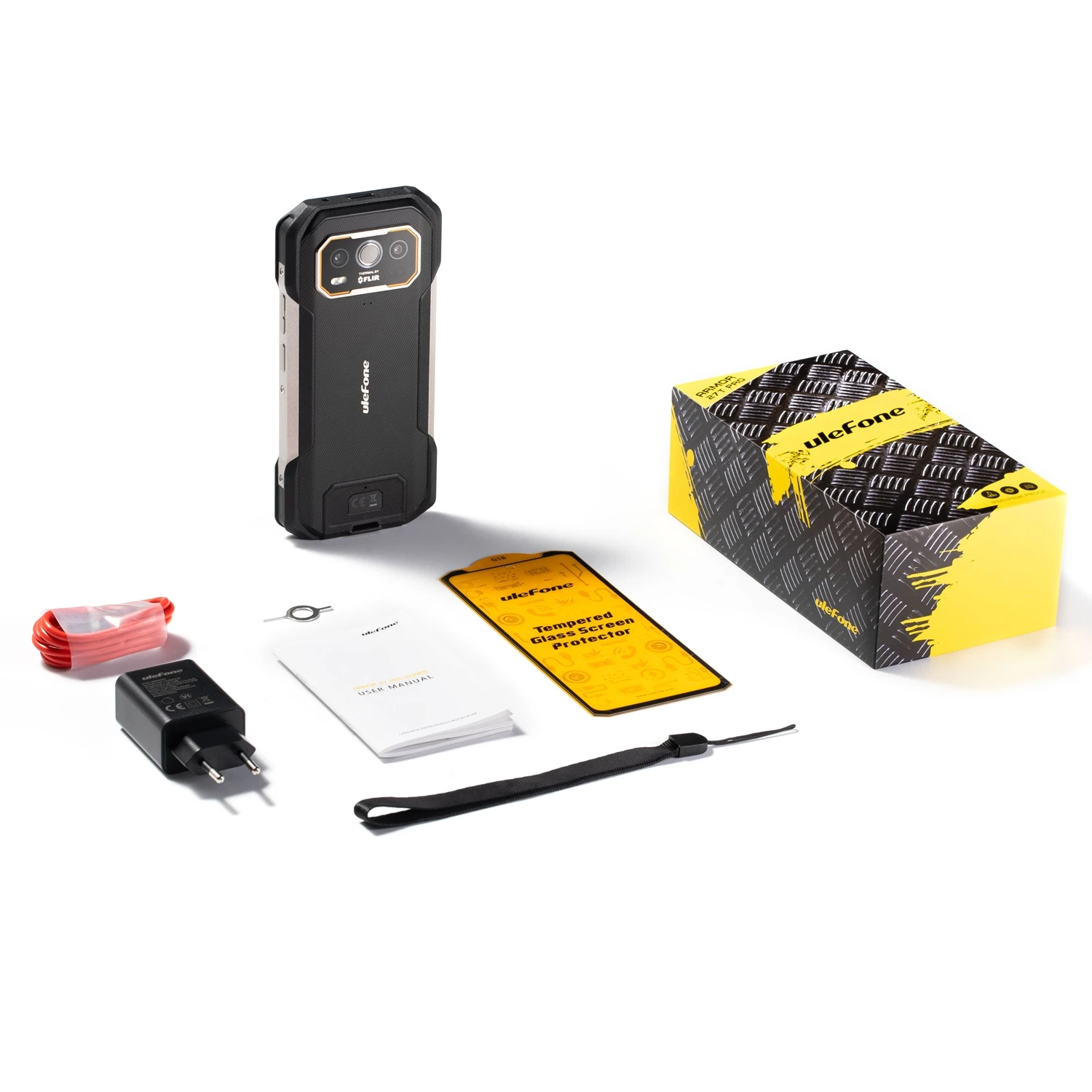 Ulefone Armor 27T Pro+ Rugged Phone 24GB+256GB 5G 6.78'' Thermal Imaging 10600mAh 33W 50MP+64MP Camera Android 15 NFC Smartphone
