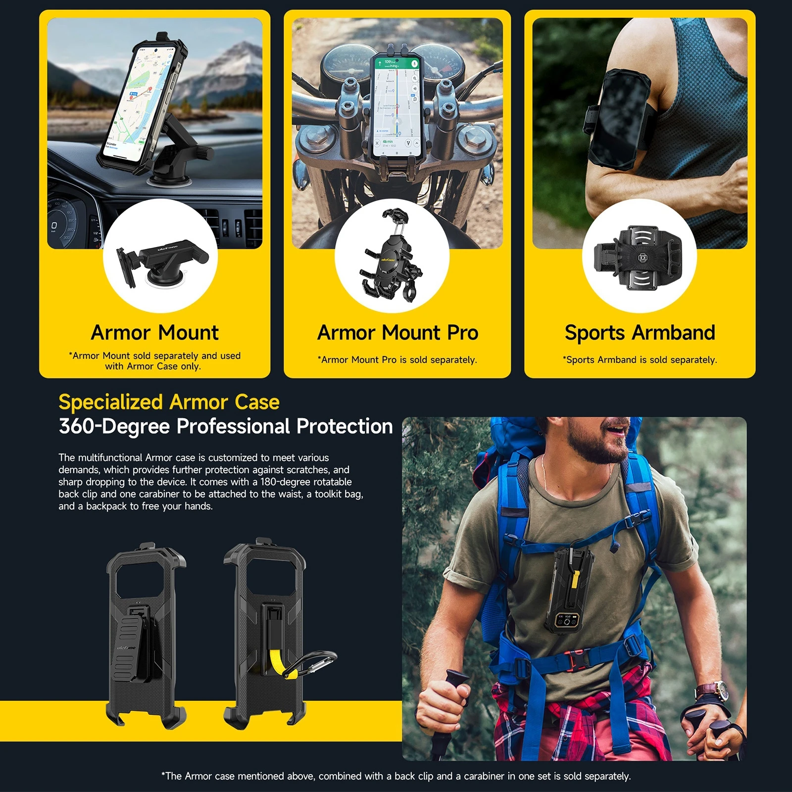 Ulefone Armor 27T Pro+ Rugged Phone 24GB+256GB 5G 6.78'' Thermal Imaging 10600mAh 33W 50MP+64MP Camera Android 15 NFC Smartphone