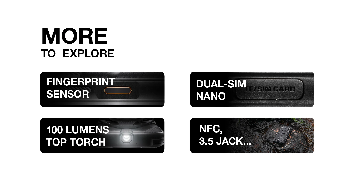 AGM G2 Guardian 5G Rugged Smartphone 500m Thermal Imaging, 10mm Lens, 25FPS, 108MP+32MP Camera, 12GB+256GB, 7000mAh Battery,