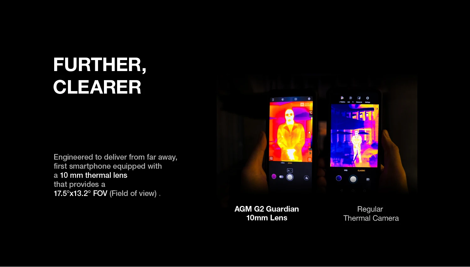 AGM G2 Guardian 5G Rugged Smartphone 500m Thermal Imaging, 10mm Lens, 25FPS, 108MP+32MP Camera, 12GB+256GB, 7000mAh Battery,