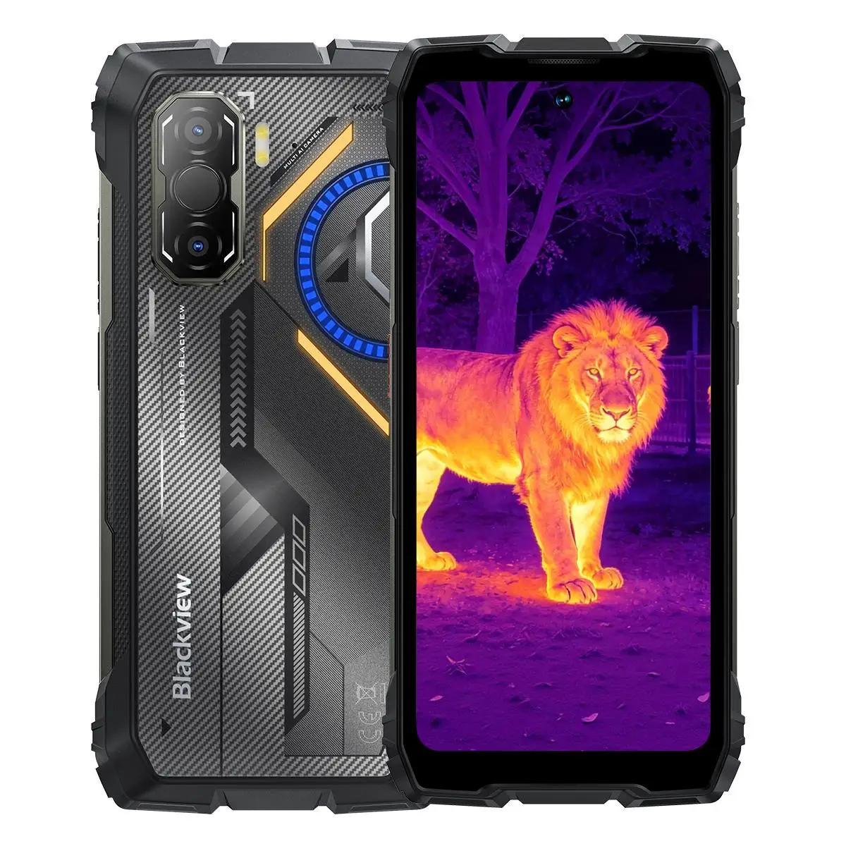 Blackview ROCK 3 Rugged Phone Thermal Imager 8GB+256GB 6.78'' 2.4K Display Android 16 MT8781 Helio G100 Octa Core 4G NFC Smartph