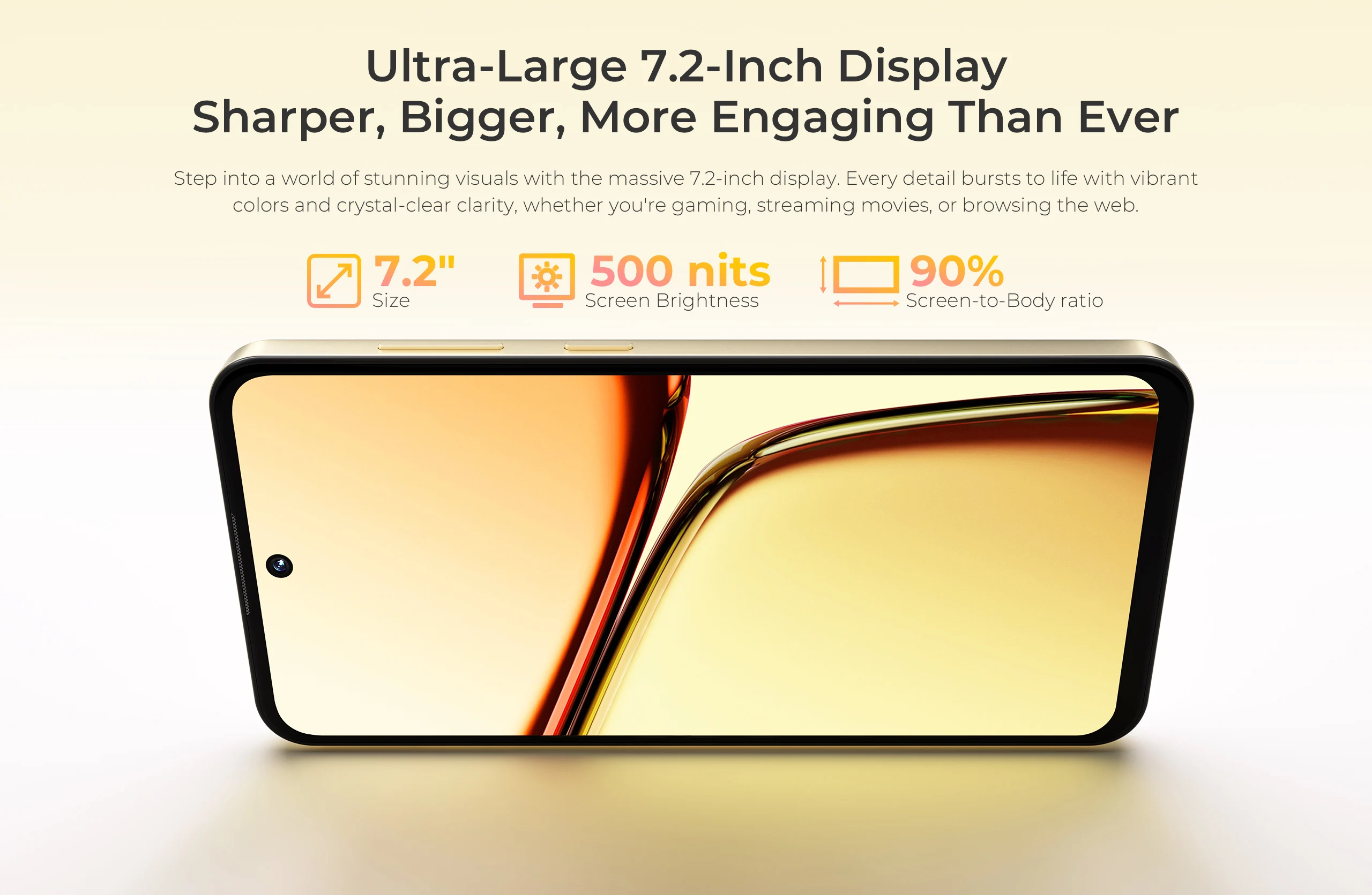 OUKITEL C69 Smartphone 7.2" 120Hz Display 24GB RAM 256GB ROM Android 15 6000mAh Battery 64MP Camera Unisoc T615 Unlocked Mobile
