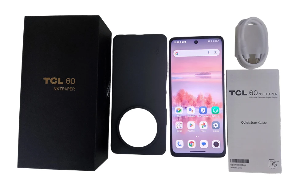 TCL 60 NXTPAPER 4G Mobile Phone 8+256GB 6.8 Inch Paper-Like Anti-Glare Screen 108MP Ultra Pixel Camera 5200mAh Battery NFC Googl