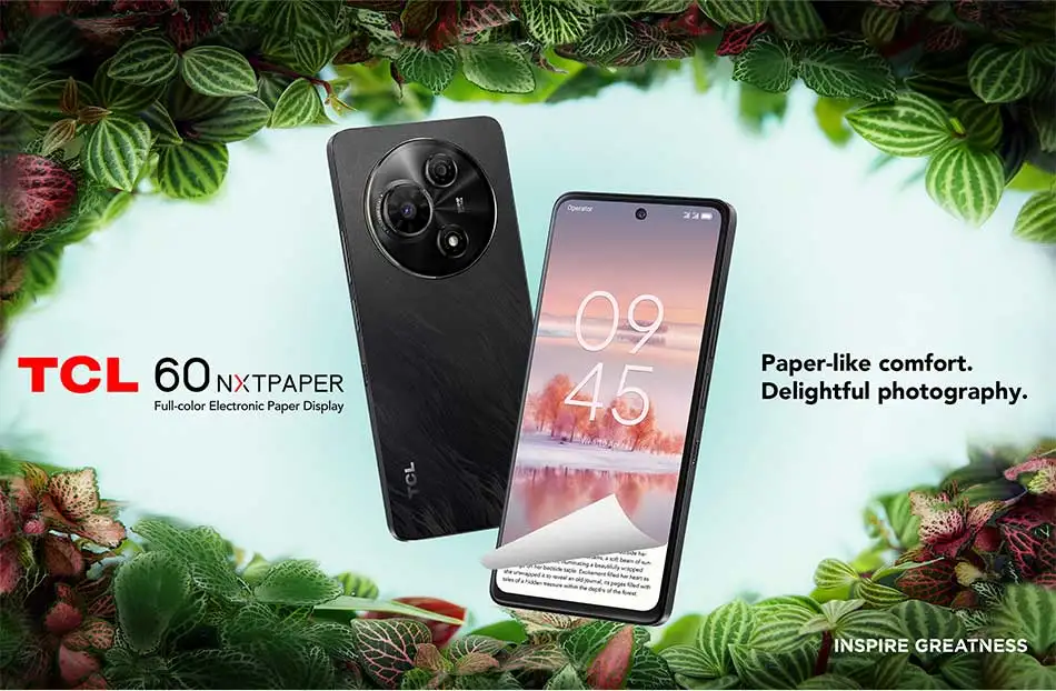 TCL 60 NXTPAPER 4G Mobile Phone 8+256GB 6.8 Inch Paper-Like Anti-Glare Screen 108MP Ultra Pixel Camera 5200mAh Battery NFC Googl