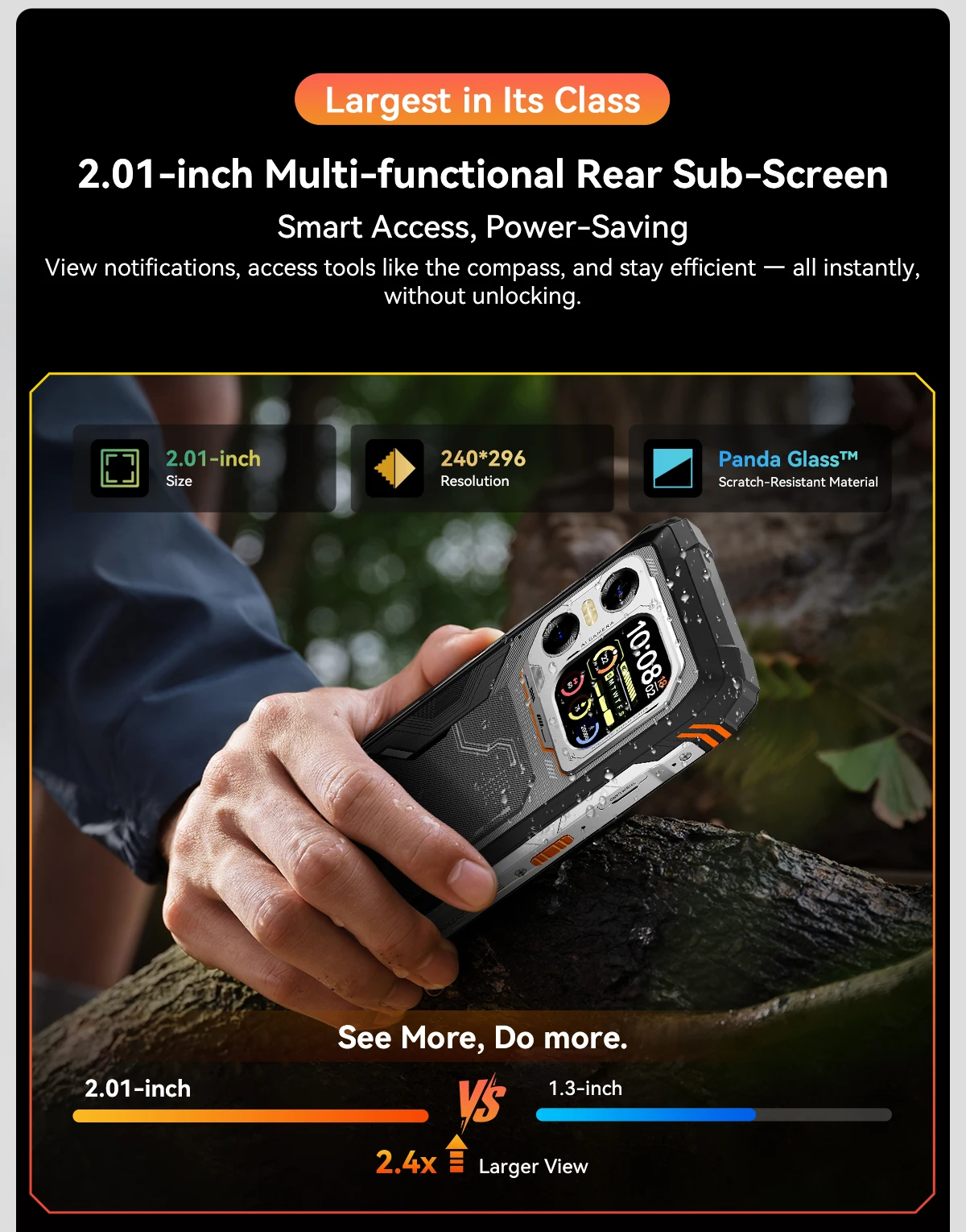 Blackview XPLORE X1 Rugged SmartPhone, 6.78" 2.4K 120Hz Display, Dimensity 7050,10000mAh Battery 55W Charging,108MP+50MP Camera