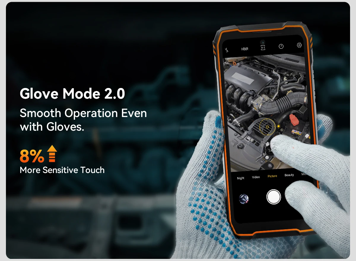 Blackview XPLORE X1 Rugged SmartPhone, 6.78" 2.4K 120Hz Display, Dimensity 7050,10000mAh Battery 55W Charging,108MP+50MP Camera
