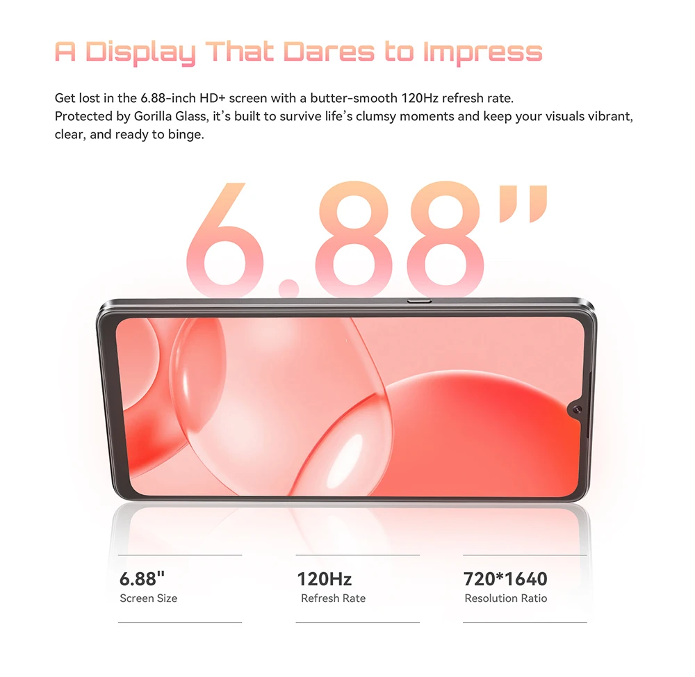 [Shipping From France] Cubot X100 Android 15 5G Smartphone 6.88" 120Hz 16GB(8+8) RAM 256GB ROM 64MP 5100mAh 33W NFC Mobile Phone