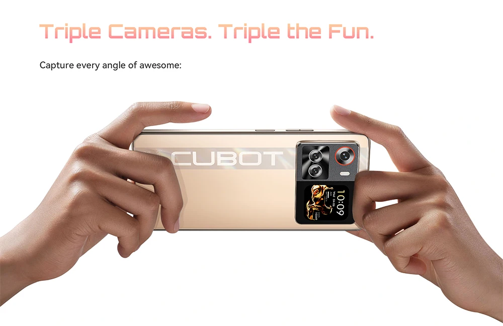 [Shipping From France] Cubot X100 Android 15 5G Smartphone 6.88" 120Hz 16GB(8+8) RAM 256GB ROM 64MP 5100mAh 33W NFC Mobile Phone