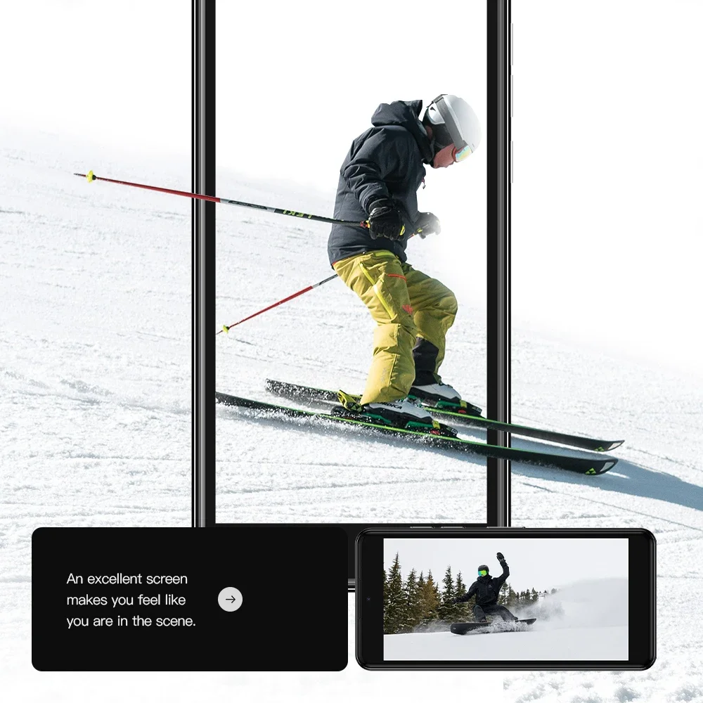 UNIWA Phonemax Q9 Mini Unisoc T606 4G Smartphone 4 Inch QHD 4GB RAM 64GB ROM Mobile Phone Android 14 2000mAh Small Phone Face ID