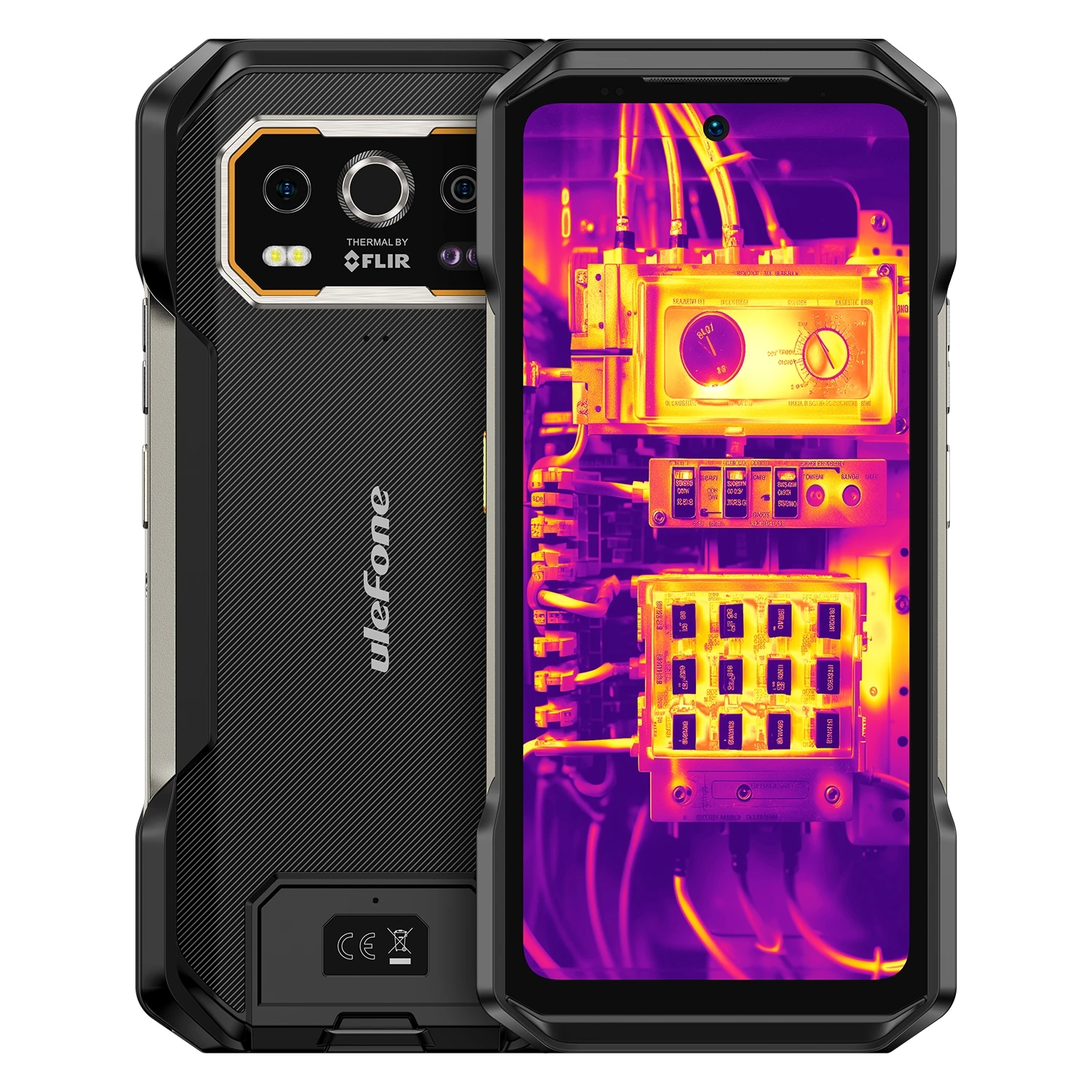 Ulefone Armor 27T Pro + Rugged Phone Thermal Imaging 12GB+256GB Night Vision 10600mAh 6.78'' Dimensity 6300 5G NFC Smartphone