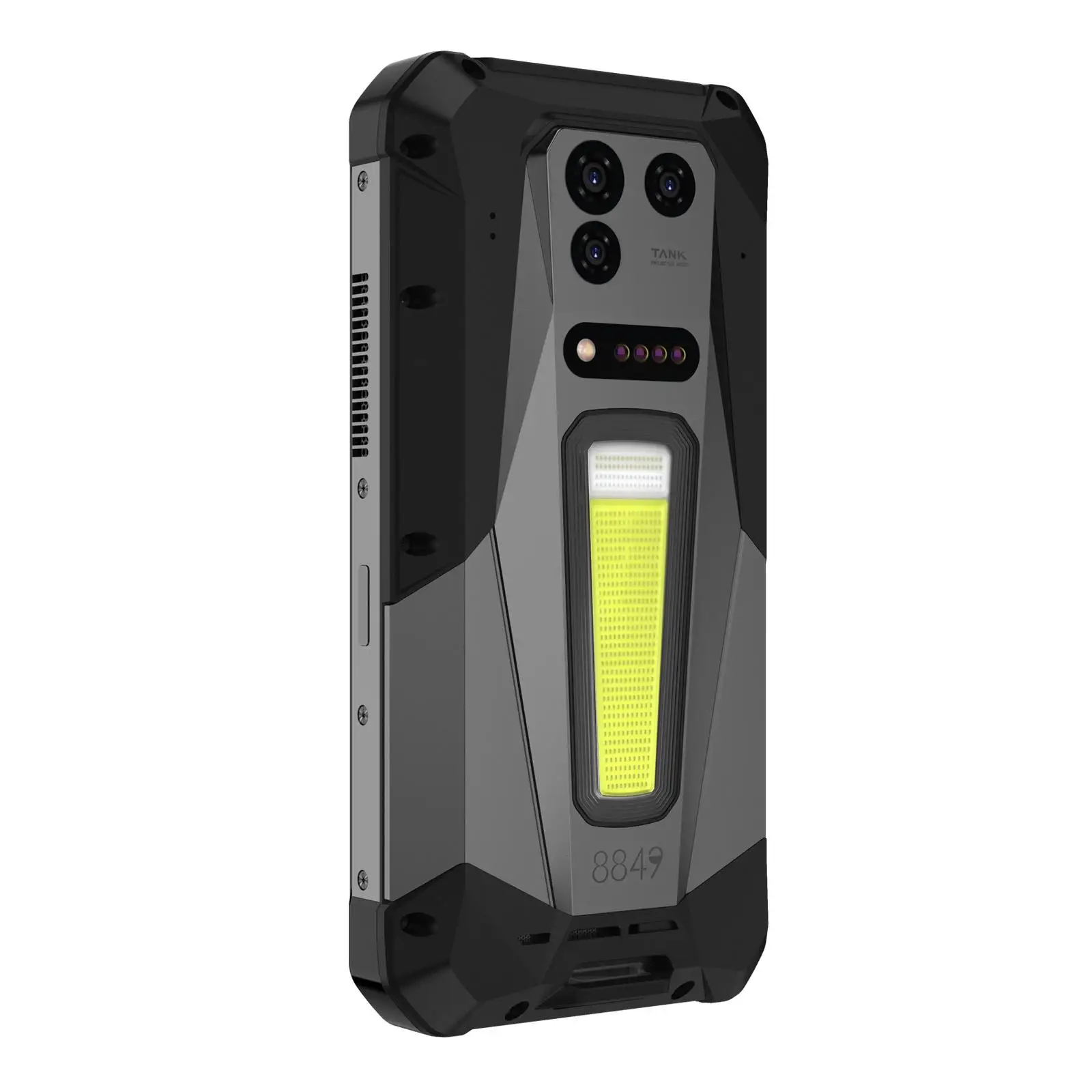 Unihertz 8849 Tank 5 Projector Rugged Phone 18GB+512GB Night Vision 6.73'' Android 16 Dimensity 9400e 17600mAh NFC 5G Smartphone