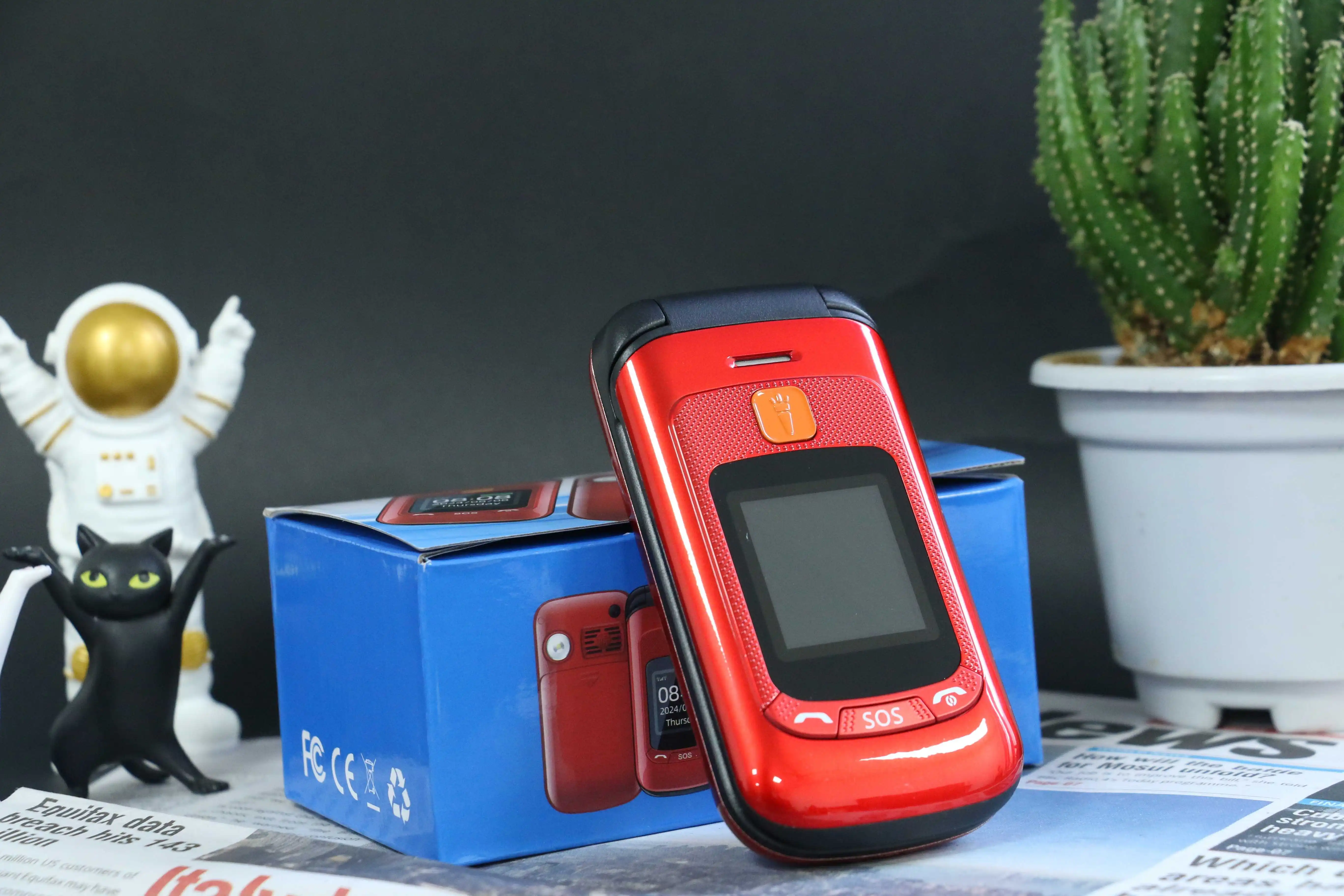 Mafam F899 Senior Flip Dual Display Feature Phone SOS 2Sim Big Button Dial Torch Clamshell Mobile Retro Style Durable Phone