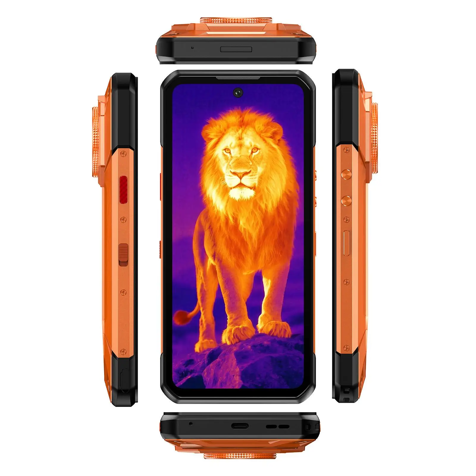 Oukitel WP500 Ultra Rugged Phone Thermal Imaging 12GB+1TB 108MP Camera 6.78'' Android 16 10000mAh MTK Dimensity 8300 NFC 5G