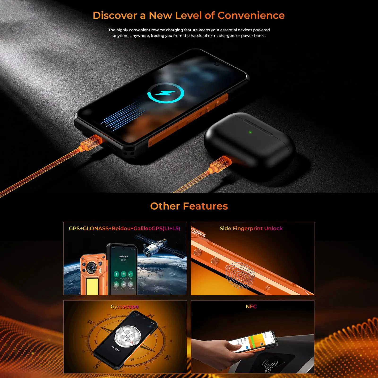 Oukitel WP500 Ultra Rugged Phone Thermal Imaging 12GB+1TB 108MP Camera 6.78'' Android 16 10000mAh MTK Dimensity 8300 NFC 5G