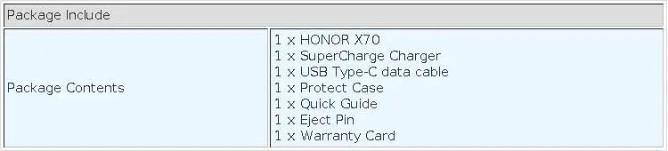 Original HONOR X70 5G Mobile Phone 6.79 Inches AMOLED Display Snapdragon 6 Gen 4 Battery 8300mAh NFC Google Play Smartphone