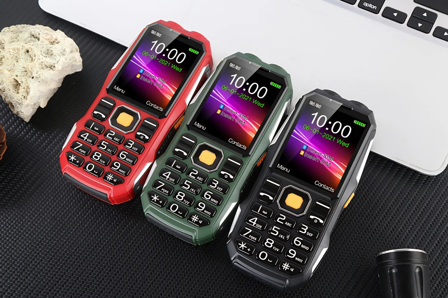 Unlocked Shockproof Senior Phone Big Battery Powerbank Large Key Durable 3 Sims Loud Voice Speed Dial Strong Torch For Elderly
