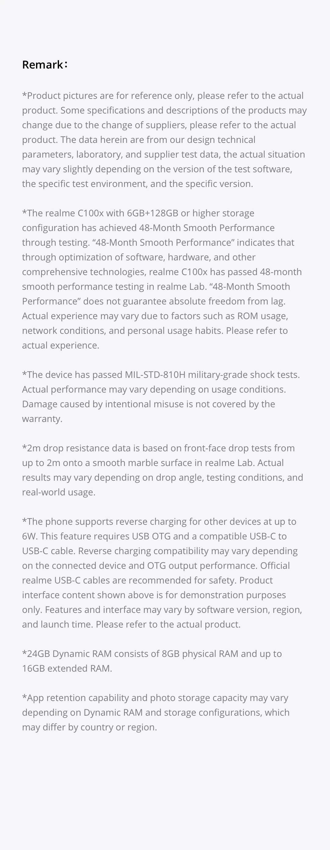 [New] realme C100x Smartphone NFC 8000mAh Battery 6.8" 120Hz Display