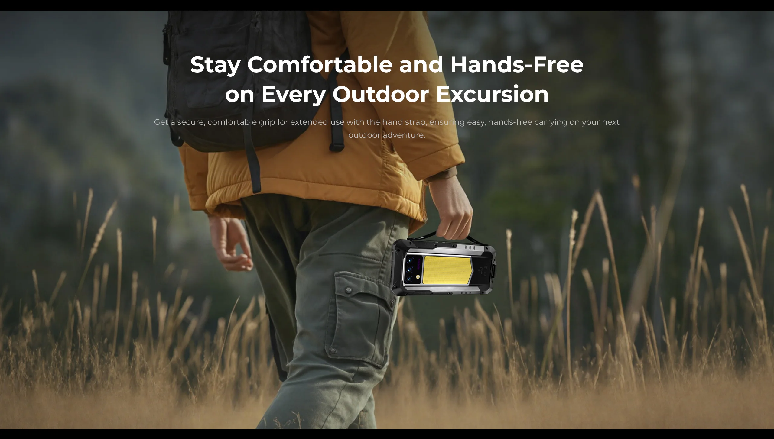 Oukitel WP100 Titan Rugged Phone 33000mAh 66W Charger 200MP Camera Built-in Projector Camping Light CellPhone, NFC 5G Smartphone