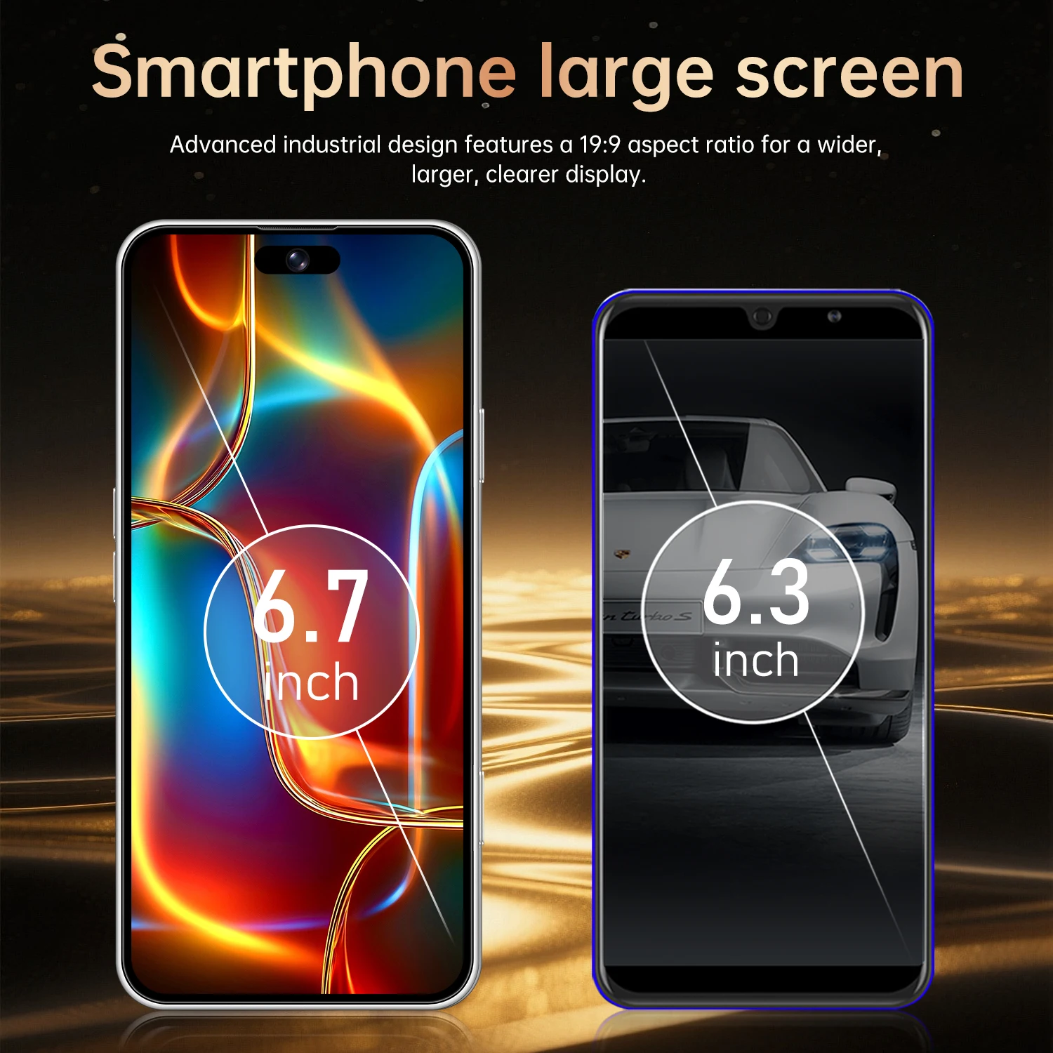 IVMI Global 17 Pro Max 3GB+16GB Smartphone 6.7-inch 5 MP+13 Megapixel Camera Bluetooth Wi-Fi Google-supported Mobile Phone