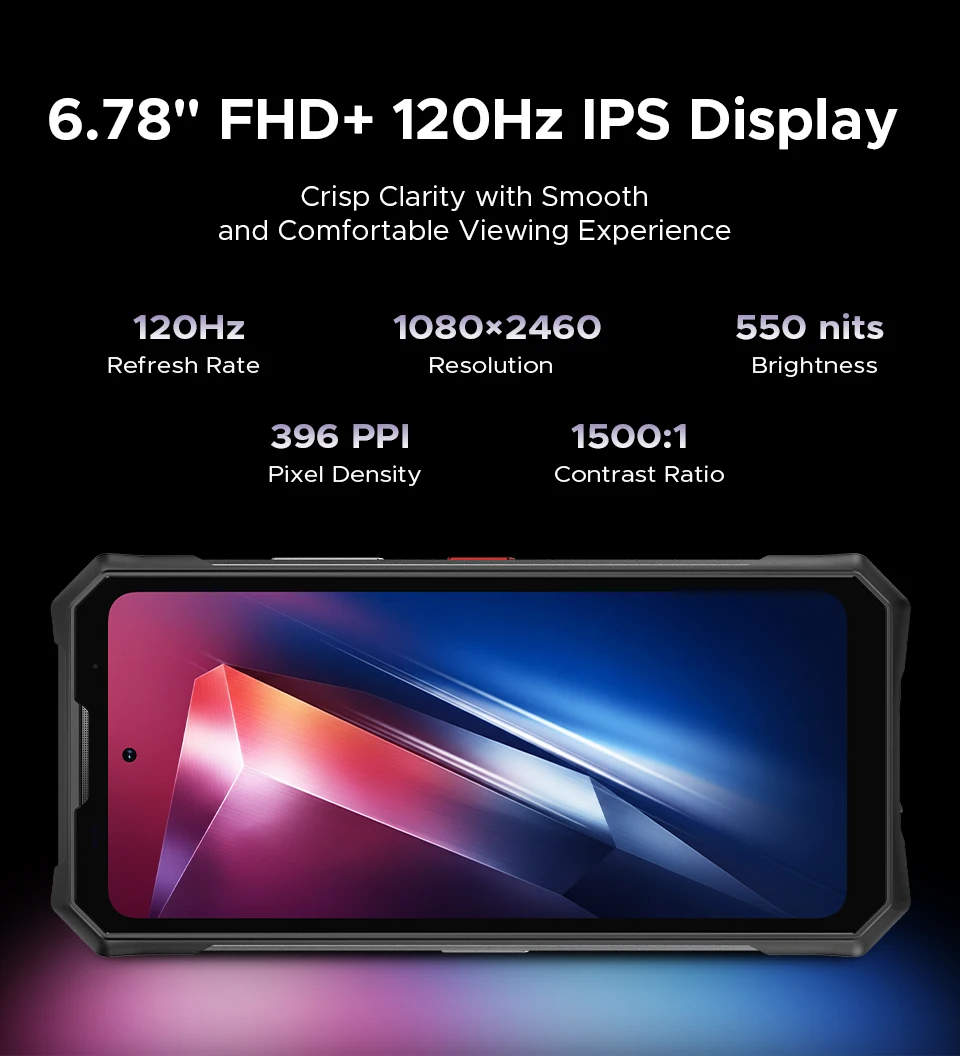 World Premiere DOOGEE V50 Pro Rugged Phone 52GB+1TB AI Pets Dimensity 8300 6.78" FHD+ 11000mAh 66W 200MP Camera Android 16 NFC