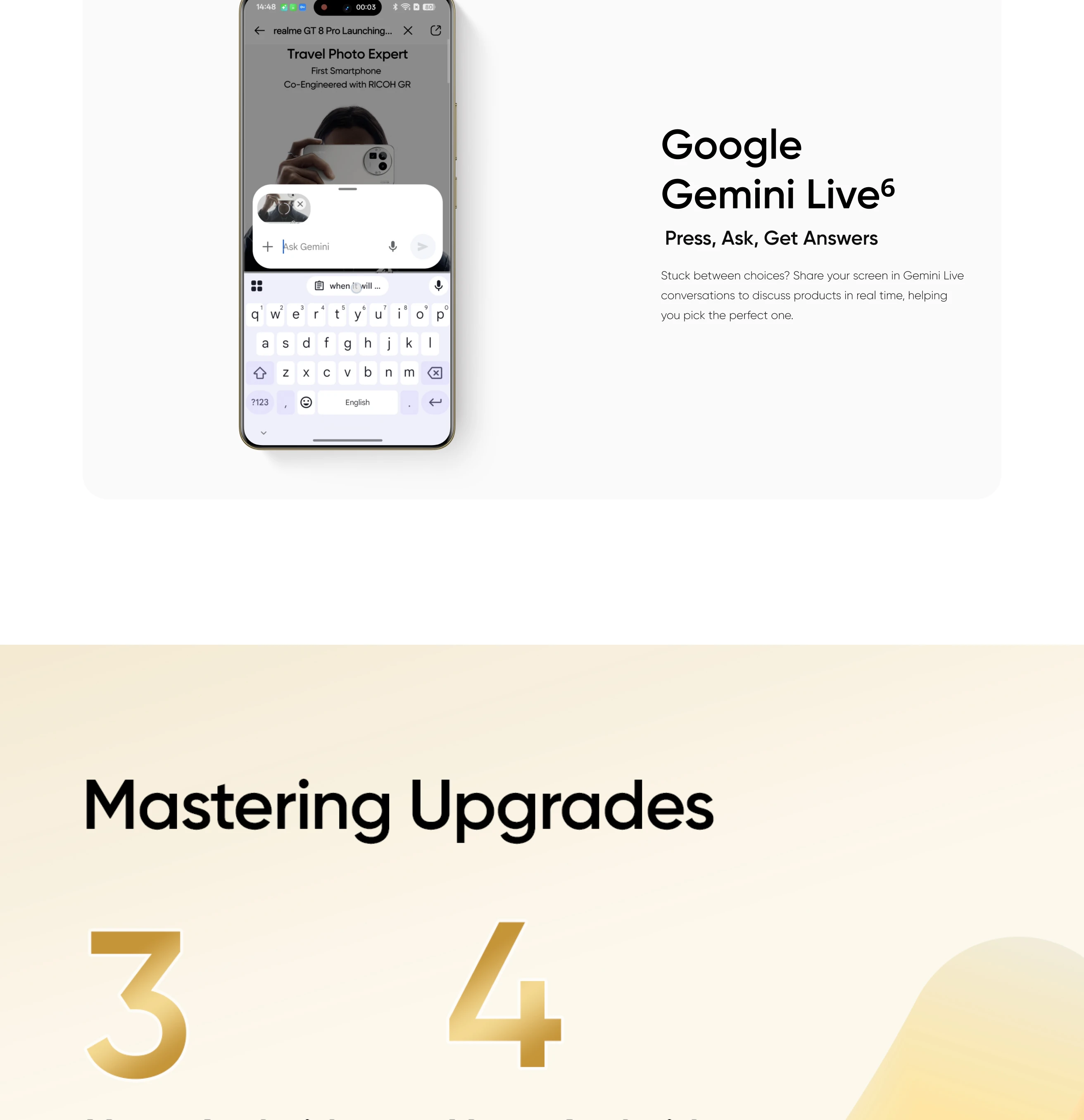 realme 16 Pro+ 5G Smartphone 8G+256G/12G+512G Curved AMOLED Display 144Hz 6.8", Battery 7000mAh, Camera 200MP OIS, IP69K, Quick Charge 80W, Dual SIM, Next AI