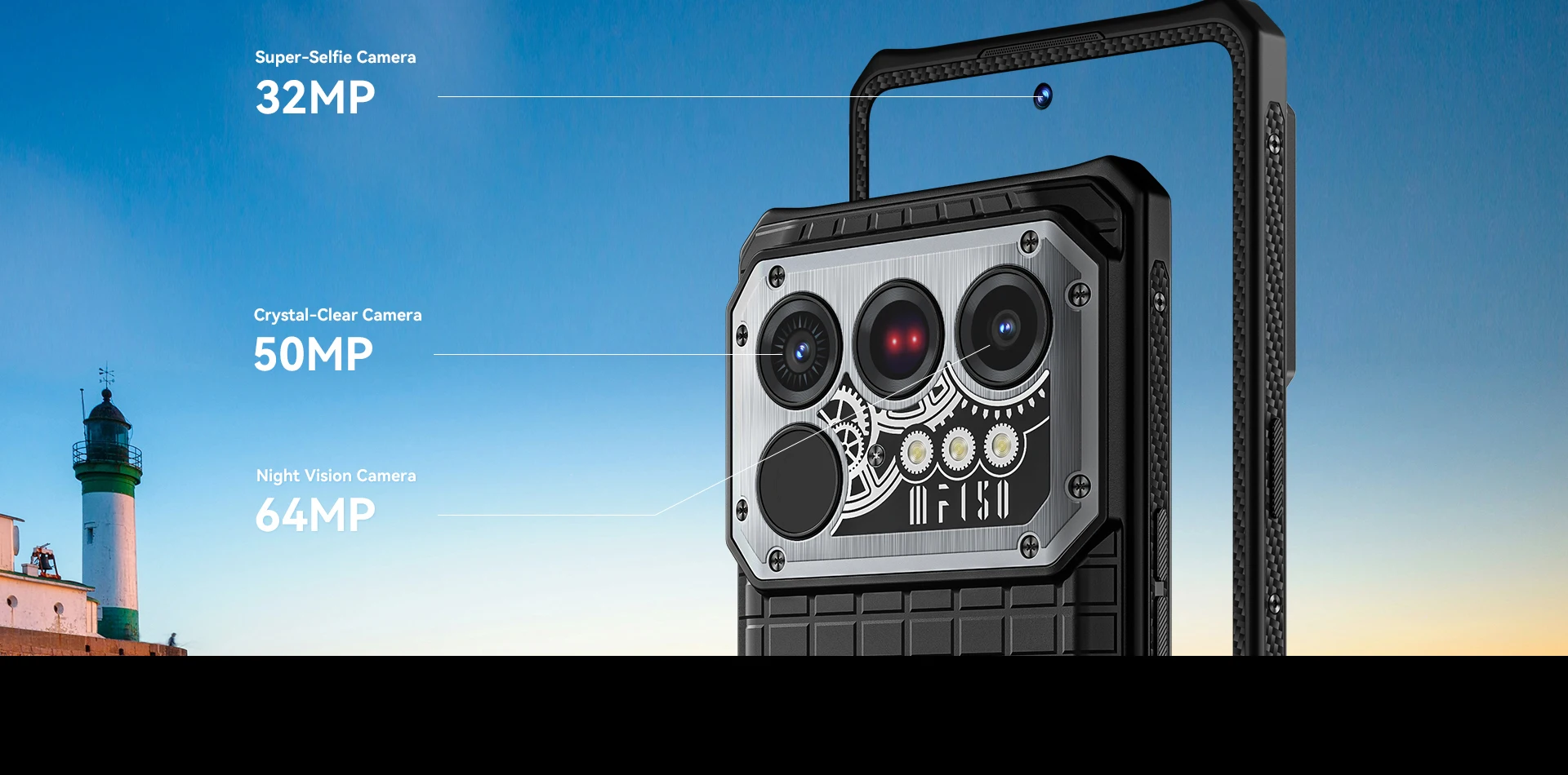 IIIF150 Raptor 5G Rugged Phone 6.78inch 120Hz AMOLED Display 10000mAh 65W 16GB+512GB 50MP Camera NFC Android 14 Smartphone