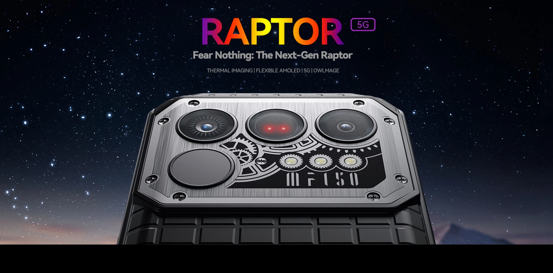 IIIF150 Raptor 5G Rugged Phone 6.78inch 120Hz AMOLED Display 10000mAh 65W 16GB+512GB 50MP Camera NFC Android 14 Smartphone