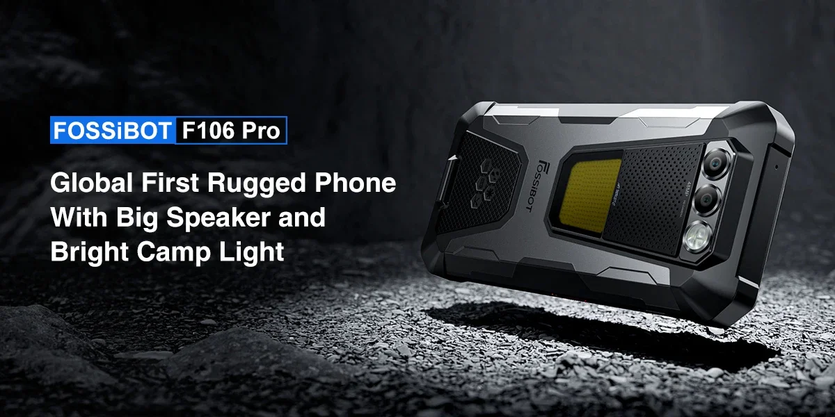 FOSSiBOT F106 PRO Rugged Phone 6.58 Inch FHD+ 15GB RAM+256GB ROM Mobile Phones 12000mAh 20MP Night Vision Smartphone Android 14