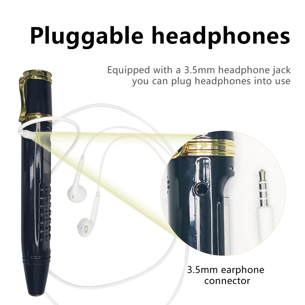 Low Price Sale SERVO BM111 3-in-1 Mobile Phone Pen Phone Portable Fan Magic Voice Bluetooth Dial Small Feature Cellphone FMRadio