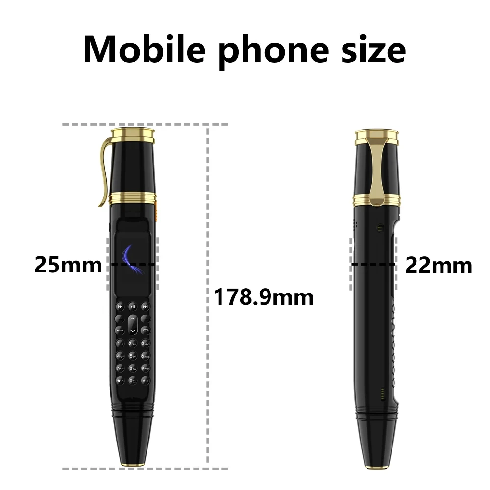 Low Price Sale SERVO BM111 3-in-1 Mobile Phone Pen Phone Portable Fan Magic Voice Bluetooth Dial Small Feature Cellphone FMRadio