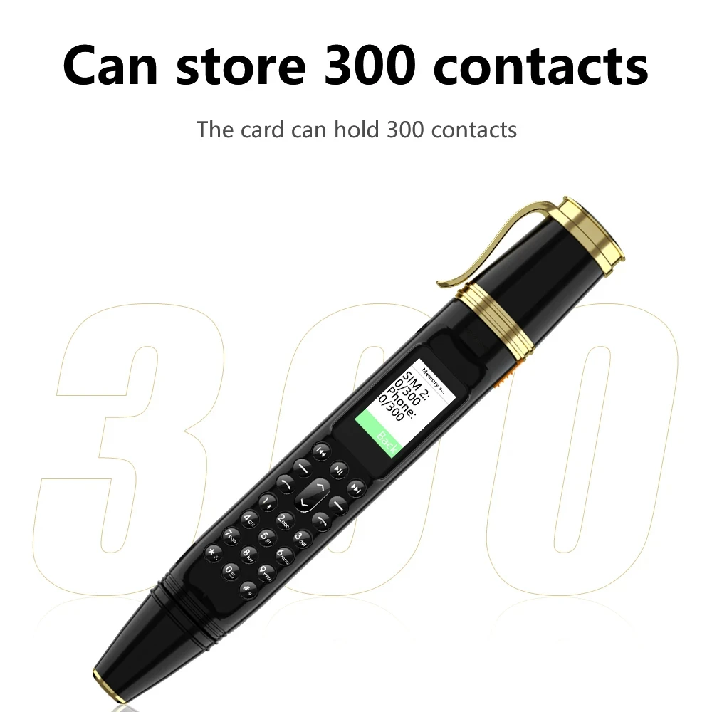 Low Price Sale SERVO BM111 3-in-1 Mobile Phone Pen Phone Portable Fan Magic Voice Bluetooth Dial Small Feature Cellphone FMRadio