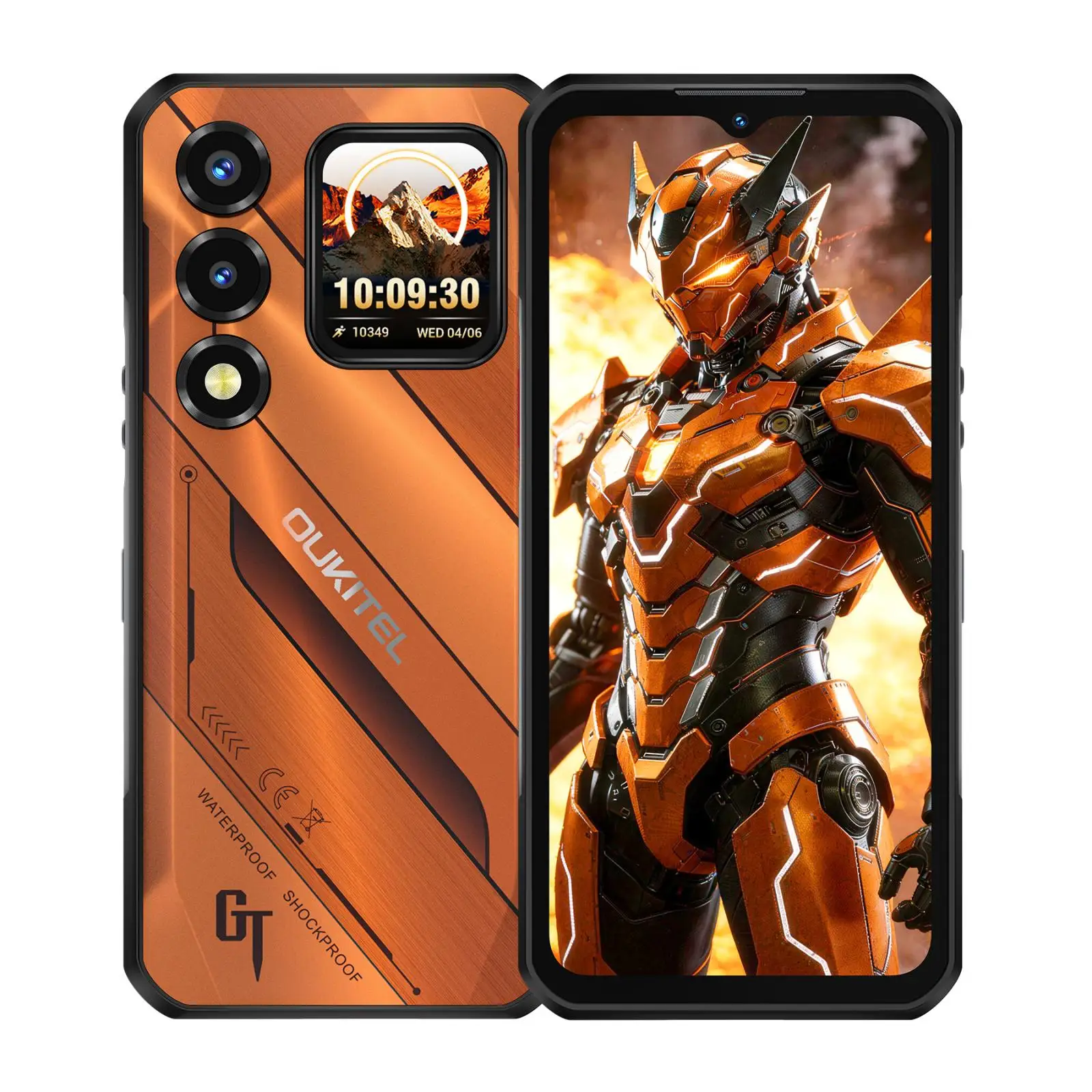 Oukitel WP66 Rugged Phone 12GB+512GB 6.6'' Android 16 Dimensity 7025 108MP Camera 33W NFC 5G Smartphone