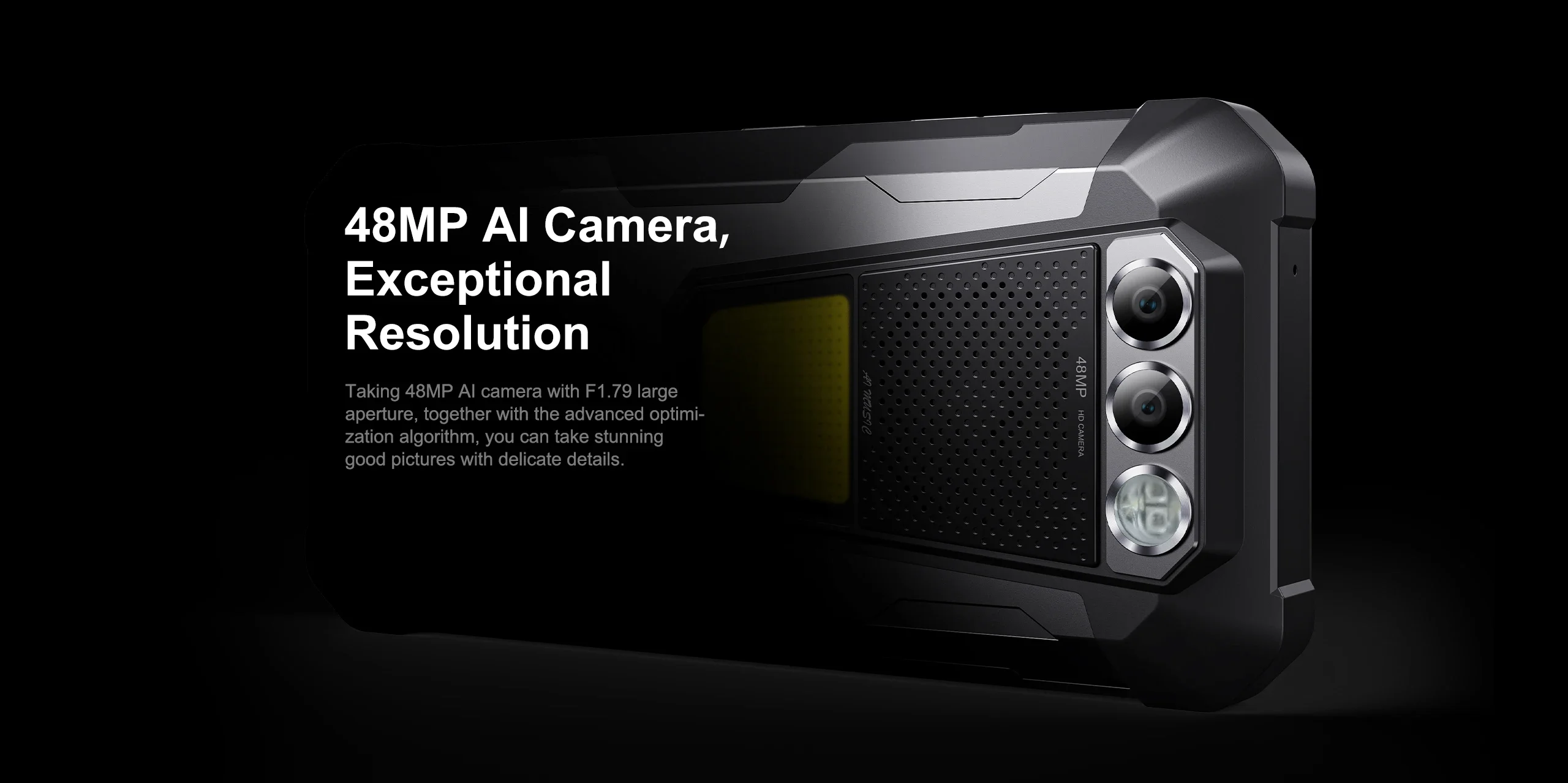 FOSSiBOT [F106 Pro] Rugged Smartphone 15GB(8+7) RAM 256GB ROM 12000mAh 6.58”FHD Android 14 Loud Speaker Cellphone Camping Light