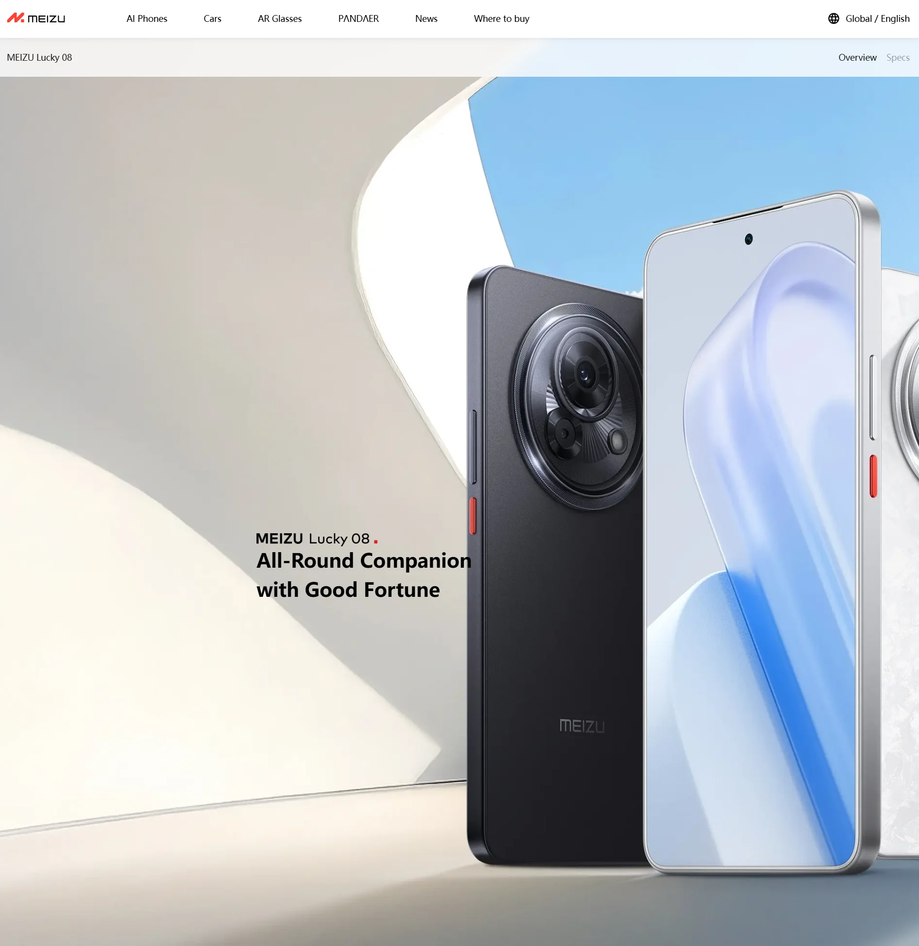 MEIZU Lucky 08 AI 5G Smartphone Snapdragon 7s Gen 2 Dual SIM 6.78"FHD+ AMOLED Play Store 100MP Dual Camera Flyme OS 6000mAh