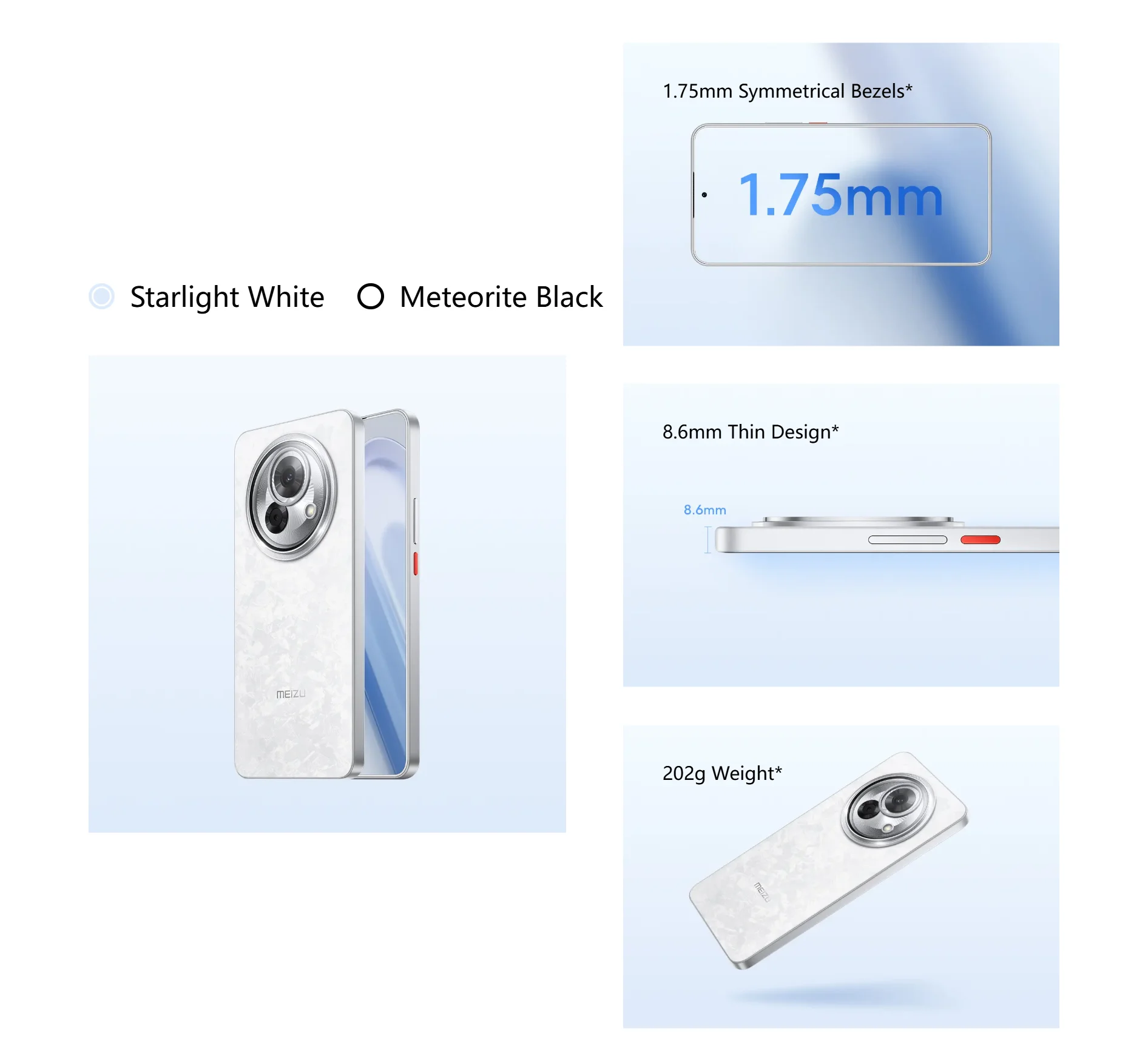 MEIZU Lucky 08 AI 5G Smartphone Snapdragon 7s Gen 2 Dual SIM 6.78"FHD+ AMOLED Play Store 100MP Dual Camera Flyme OS 6000mAh