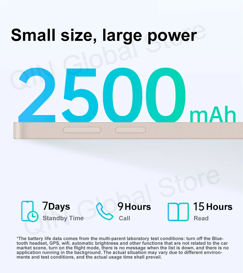 Qin 3 ultra T606 5.05 Inch 6GB 128GB Wifi Bluetooth 5.2 Touch screen 720*1520 Global Version Android Phone