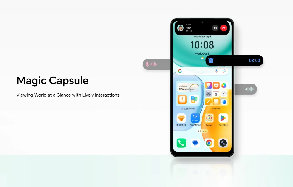 HONOR X5c Plus 4G,EU Version,4G Smartphone, 5260 mAh Battery,50MP Main Camera, MTK Octa-core CPU,6.74" LCD Screen