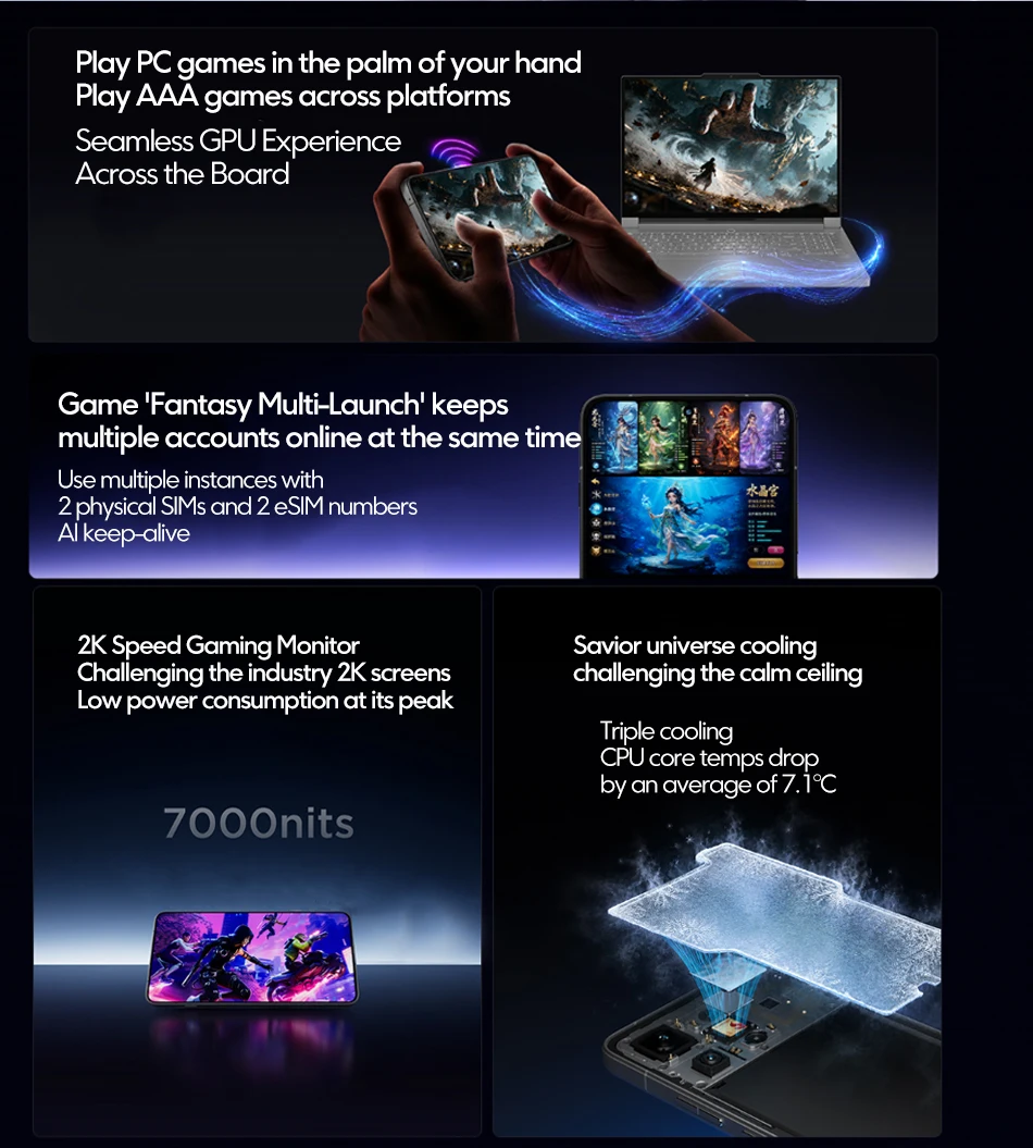 Lenovo Legion Y70 2026 Gaming Smartphone CN Version Snapdragon 8 Gen 5 CPU 6.82 Inch 144Hz Display 8000mAh 90W Cellphone