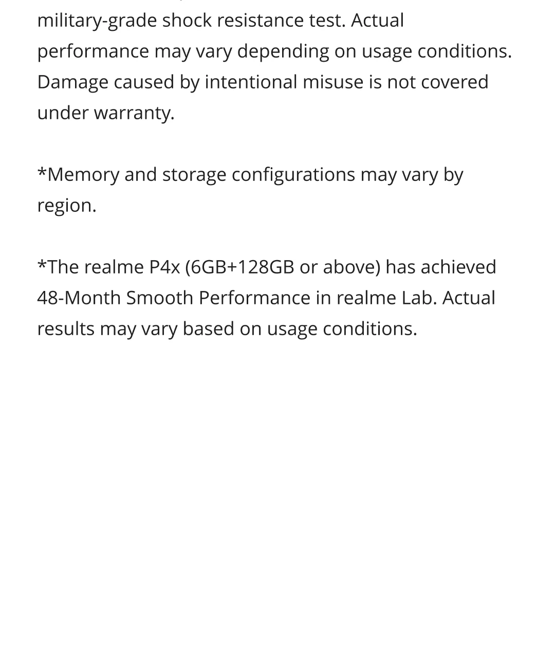 Smartphone realme P4x NFC 8000mAh Battery 45W Charge 6.8" 120Hz LCD Display IP64 50MP AI Camera UNISOC T7250 Chipset