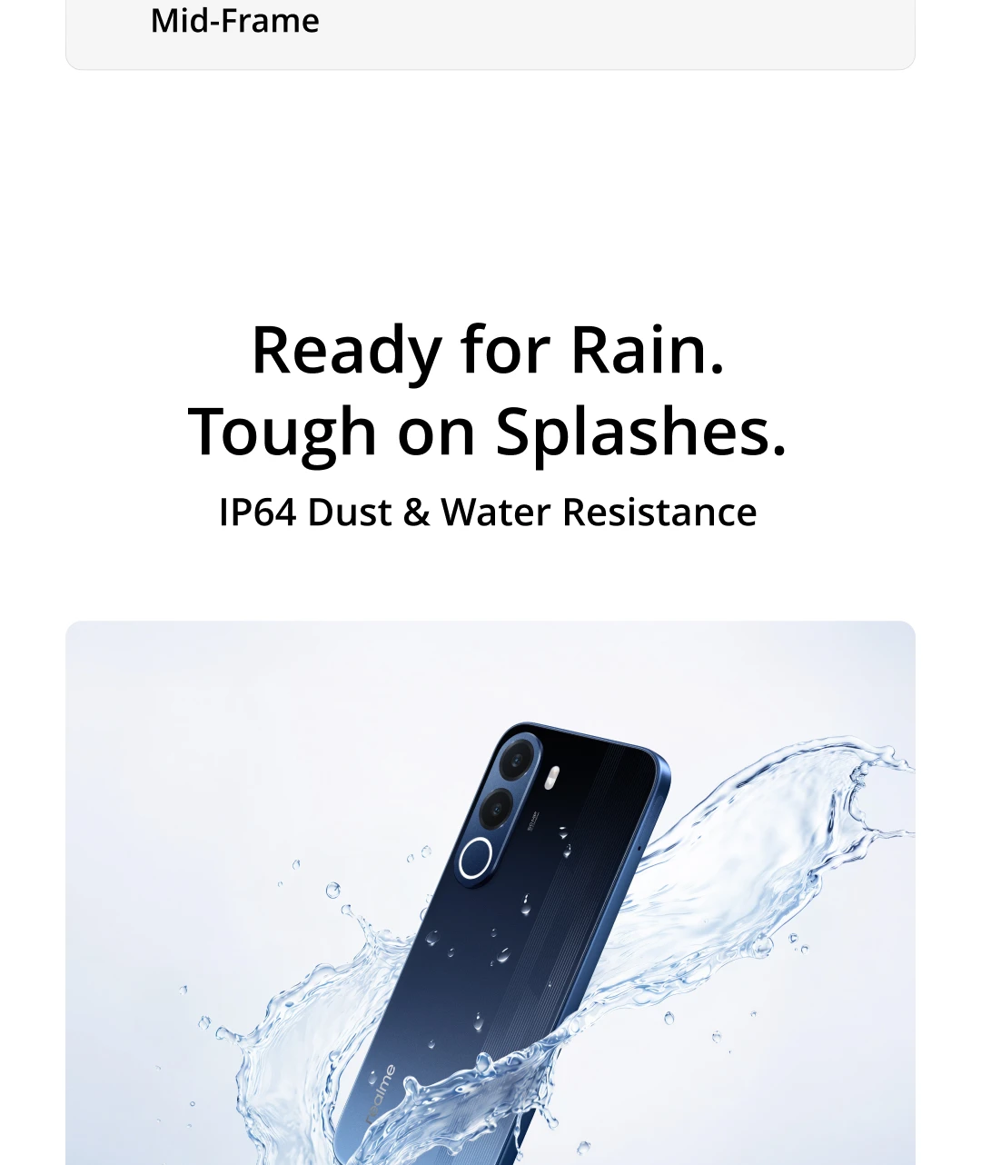 Smartphone realme P4x NFC 8000mAh Battery 45W Charge 6.8" 120Hz LCD Display IP64 50MP AI Camera UNISOC T7250 Chipset