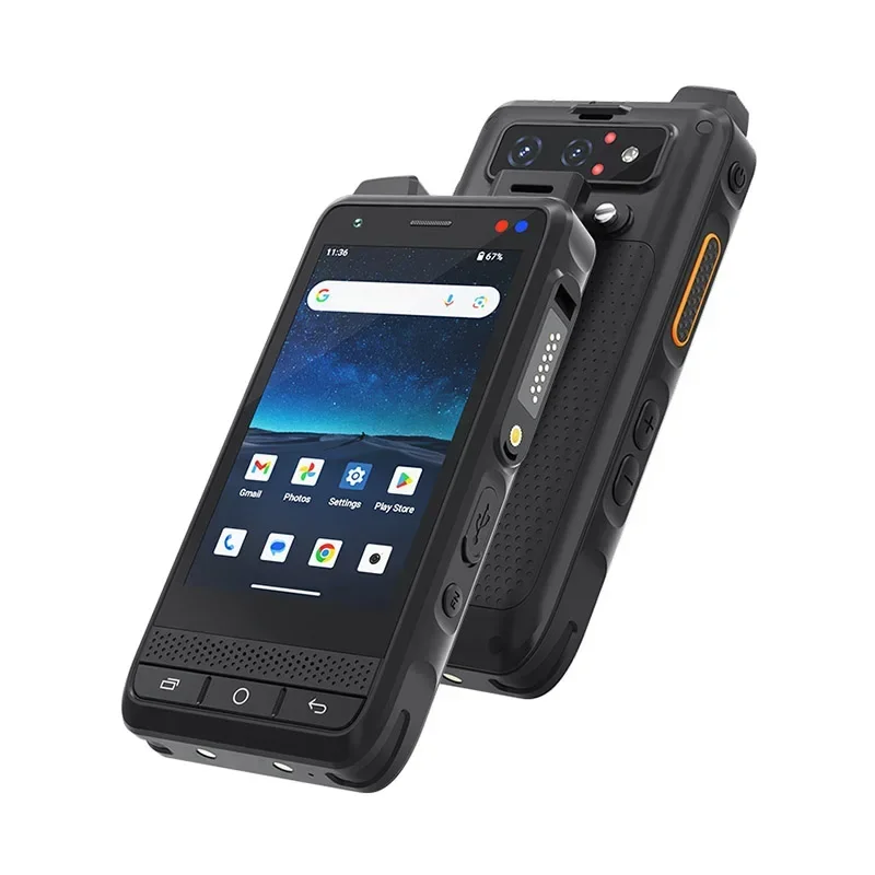 NEW UNIWA F400 Global Range Walkie Talkie Rugged PDA with PoC Walkie Talkie Zello IP56 13MP Smartphone Android15 4350mAh SOS NFC