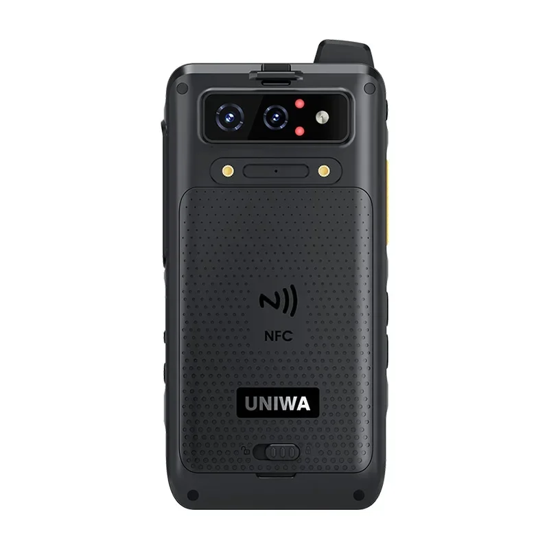 NEW UNIWA F400 Global Range Walkie Talkie Rugged PDA with PoC Walkie Talkie Zello IP56 13MP Smartphone Android15 4350mAh SOS NFC