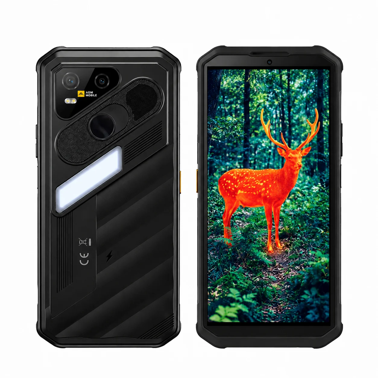 AGM X7 5G Rugged Phone 12GB+256GB 10000mAh Android 16 Phone 6.72" NFC Loudspeaker ESIM 64MP CAM Wireless Charging Cell Phone