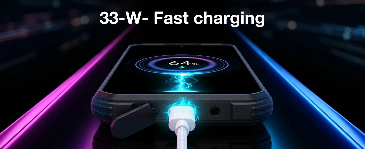 AGM X7 5G Rugged Phone 12GB+256GB 10000mAh Android 16 Phone 6.72" NFC Loudspeaker ESIM 64MP CAM Wireless Charging Cell Phone