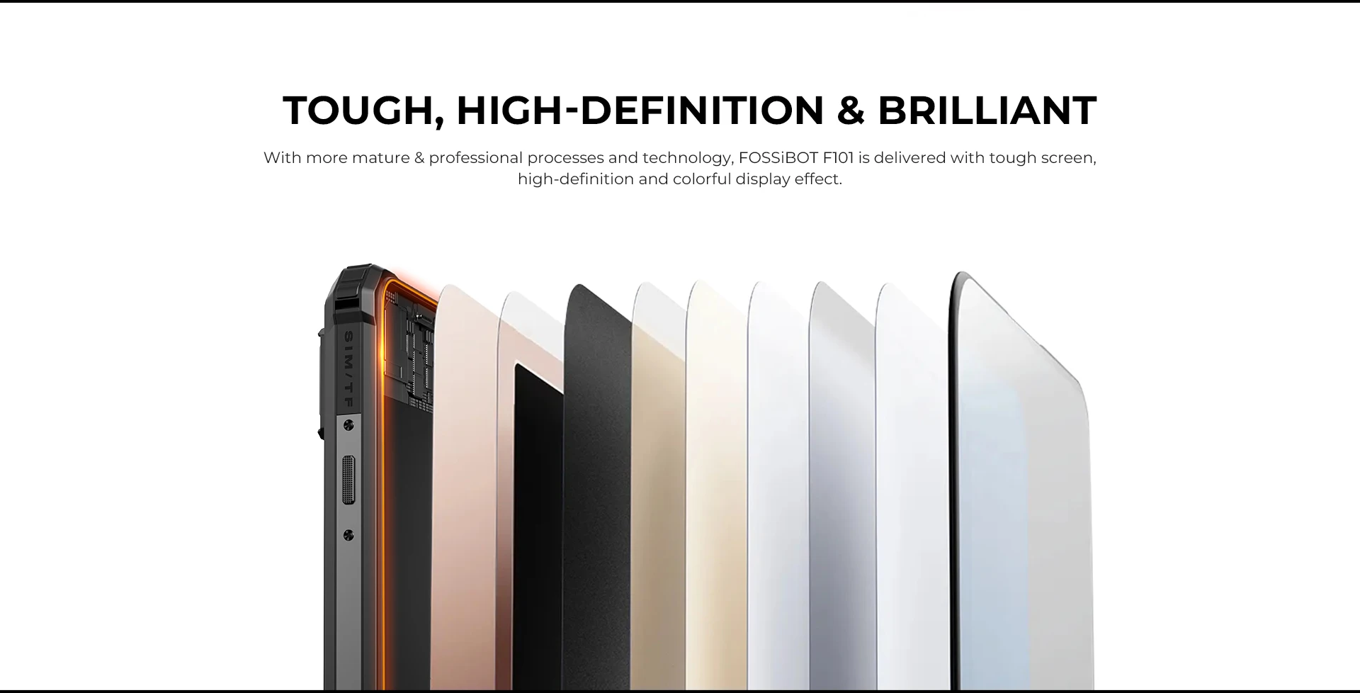 FOSSiBOT F101 Pro 8GB+128GB Rugged Octa Core 5.45Inch HD 4G 10600mAh 18W Fast Charge 24MP Camera NFC Global Version