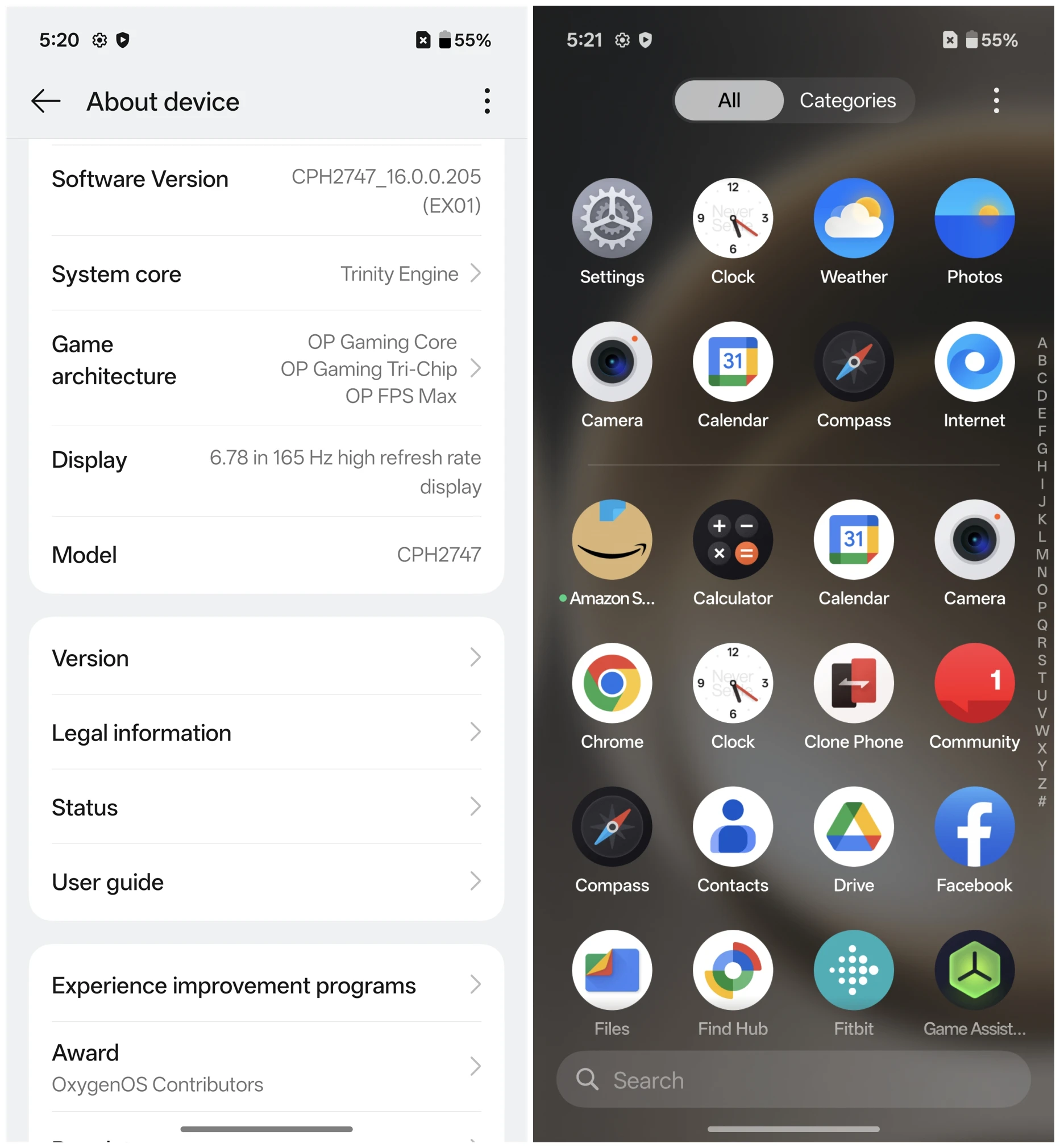 OnePlus 15 16GB 256GB 5G Smartphone Snapdragon 8 Elite Gen5 165Hz AMOLED 120W Charger 7300mAh IP68 NFC OTA 50MP CN Global ROM