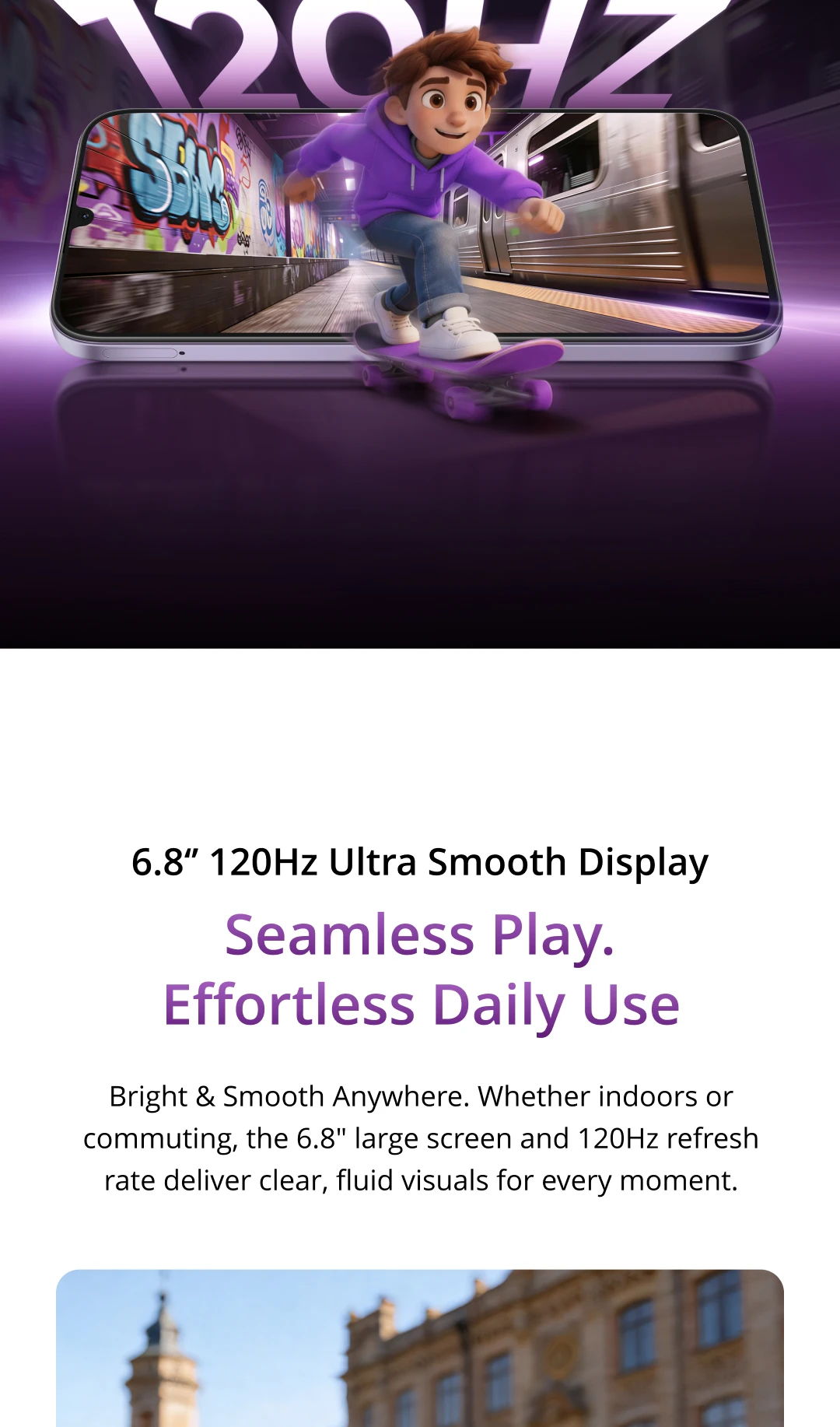 [World Premiere] realme P4 Lite Smartphone 7000mAh Battery 6.8" 120Hz LCD Display UNISOC T7250 Chipset NFC 15W Charge IP64