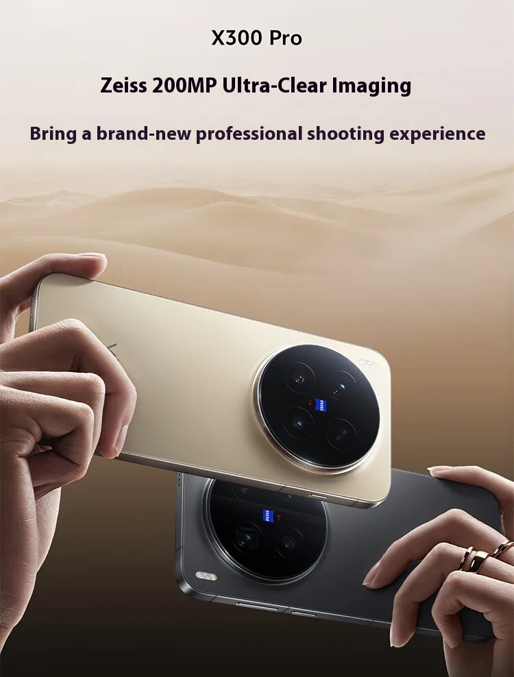 New Original vivo X300 Pro Smartphones MediaTek Dimensity 9500 6.78 inch 120Hz 50MP OIS 90W Super Charge 6510mAh Battery NFC OTA