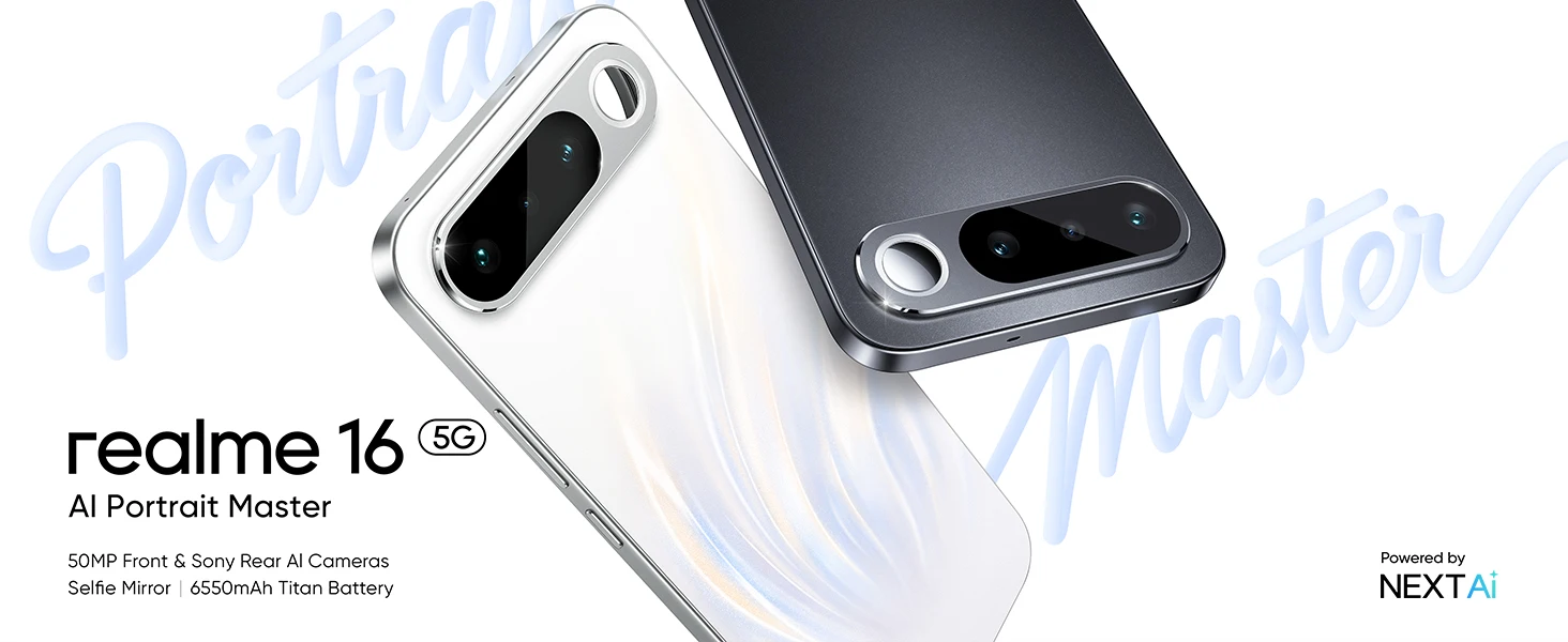 2026 New realme 16 5g Smartphone Europe Version MediaTek Dimensity 6400 Turbo Chip 6.57' 120Hz AMOLED Display 6550Mah Titan Battery 45W Fast Charge Ip69